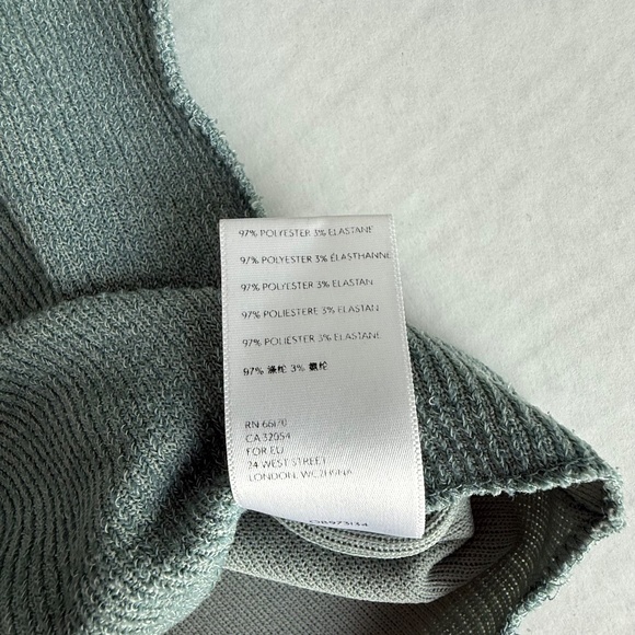 Urban Outfitters Jax inside Out Notched Neck Green Sweatshirt - Picture 5 of 8